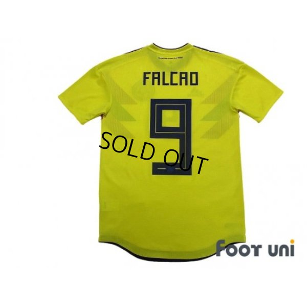 Photo2: Colombia 2018 Home Authentic Shirt #9 Radamel Falcao