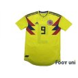 Photo1: Colombia 2018 Home Authentic Shirt #9 Radamel Falcao (1)