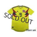 Colombia 2018 Home Authentic Shirt #9 Radamel Falcao