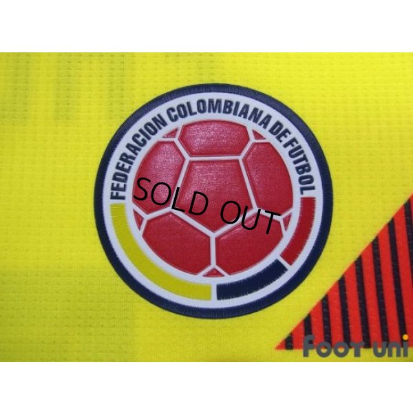 Photo5: Colombia 2018 Home Authentic Shirt #9 Radamel Falcao