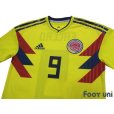 Photo3: Colombia 2018 Home Authentic Shirt #9 Radamel Falcao