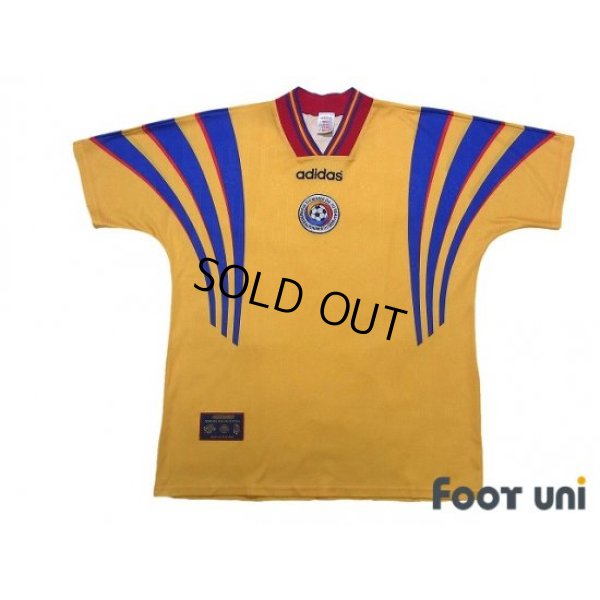 Photo1: Romania Euro 1996 Home Shirt