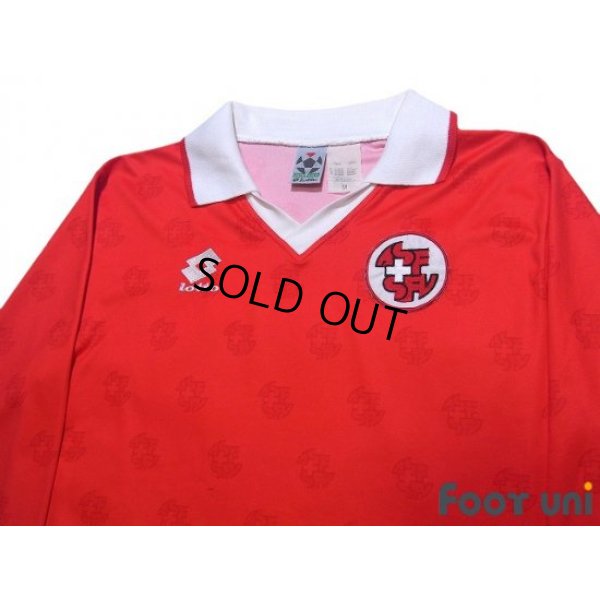 Photo3: Switzerland 1994 Home Long Sleeve Shirt