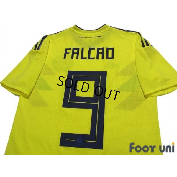 Photo4: Colombia 2018 Home Authentic Shirt #9 Radamel Falcao