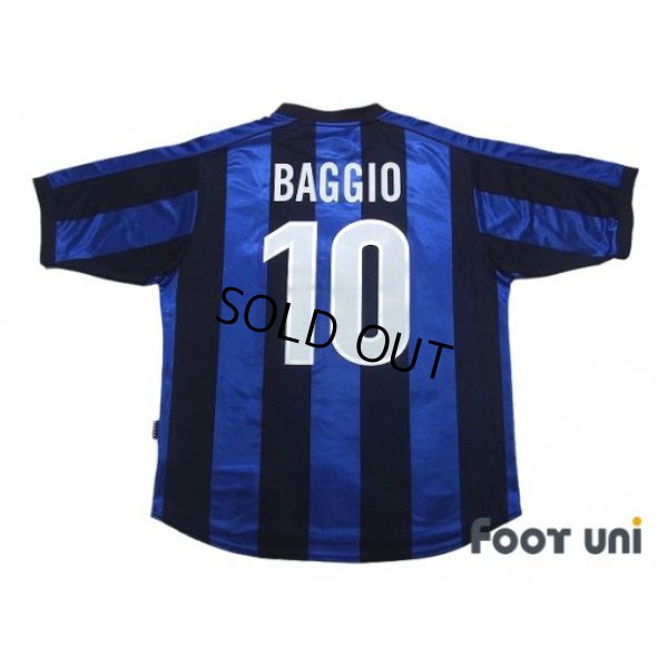 Photo2: Inter Milan 1999-2000 Home Shirt #10 Roberto Baggio