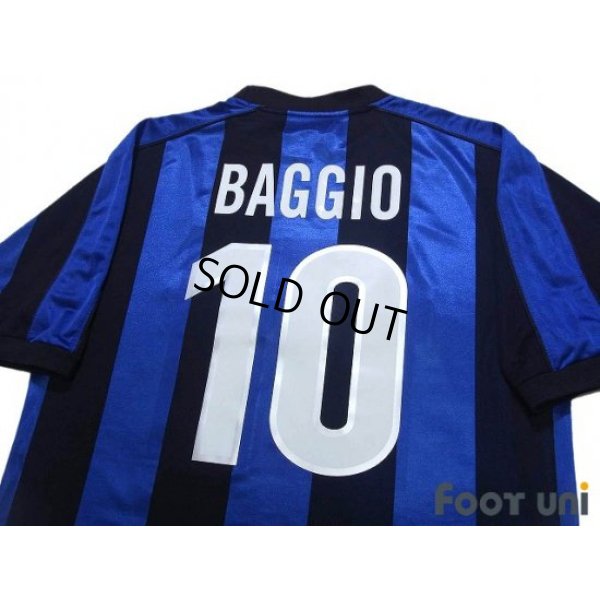 Photo4: Inter Milan 1999-2000 Home Shirt #10 Roberto Baggio