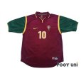Photo1: Portugal 1998 Home Shirt #10 Rui Costa (1)
