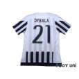 Photo2: Juventus 2015-2016 Home Shirt #21 Paulo Dybala (2)