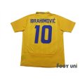 Photo2: Sweden 2009-2010 Home Shirt #10 Ibrahimovic (2)