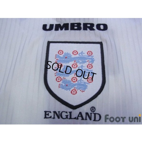 Photo6: England 1998 Home Shirt #7 Beckham