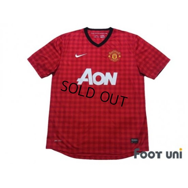 Photo1: Manchester United 2012-2013 Home Shirt #14 Chicharito Hernandez