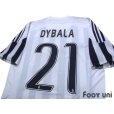 Photo4: Juventus 2015-2016 Home Shirt #21 Paulo Dybala