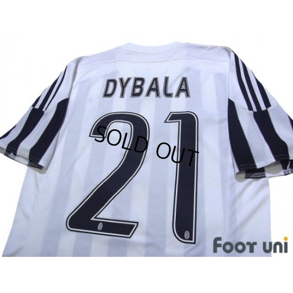 Photo4: Juventus 2015-2016 Home Shirt #21 Paulo Dybala
