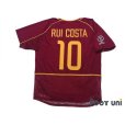 Photo2: Portugal 2002 Home Authentic Shirt #10 Rui Costa 2002 FIFA World Cup Korea Japan Patch/Badge (2)