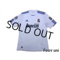 Real Madrid 2010-2011 Home Shirt #7 Ronaldo Champions League Patch/Badge UEFA Champions League Trophy Patch - 9