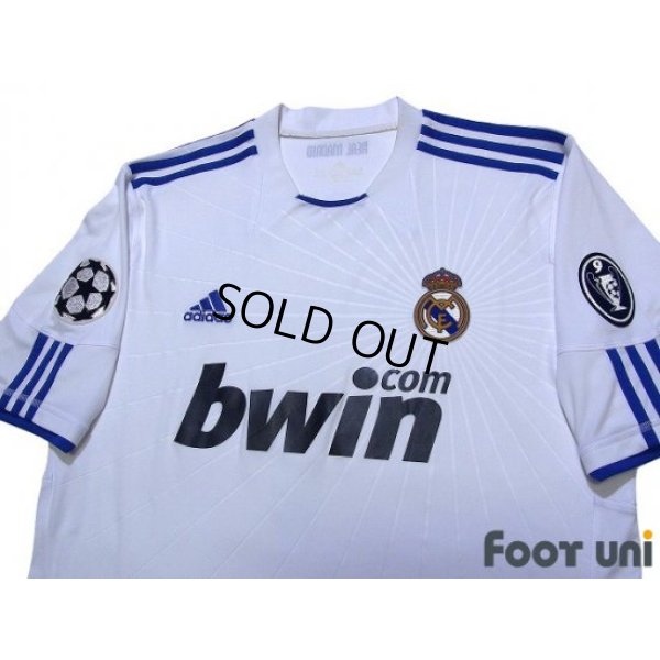 Photo3: Real Madrid 2010-2011 Home Shirt #7 Ronaldo Champions League Patch/Badge UEFA Champions League Trophy Patch - 9