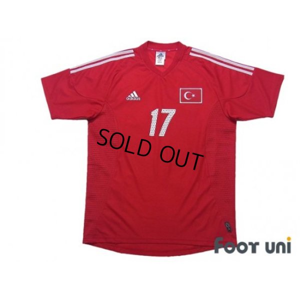 Photo1: Turkey 2002 Away Shirt #17 Ilhan Mansız