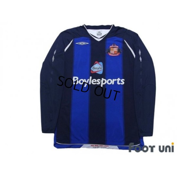 Photo1: Sunderland 2008-2009 Away Long Sleeve Shirt