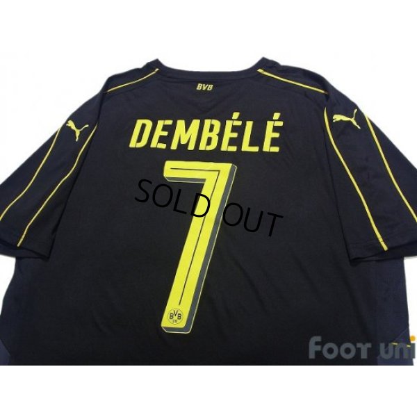 Photo4: Borussia Dortmund 2016-2017 Away Shirt #7 Ousmane Dembele