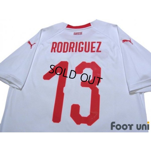 Photo4: Switzerland 2018 Away Shirt #13 Rodriguez