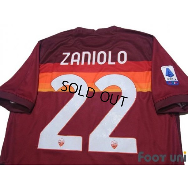 Photo4: AS Roma 2020-2021 Home Shirt #22 Nicolo Zaniolo Serie A Tim Patch/Badge w/tags