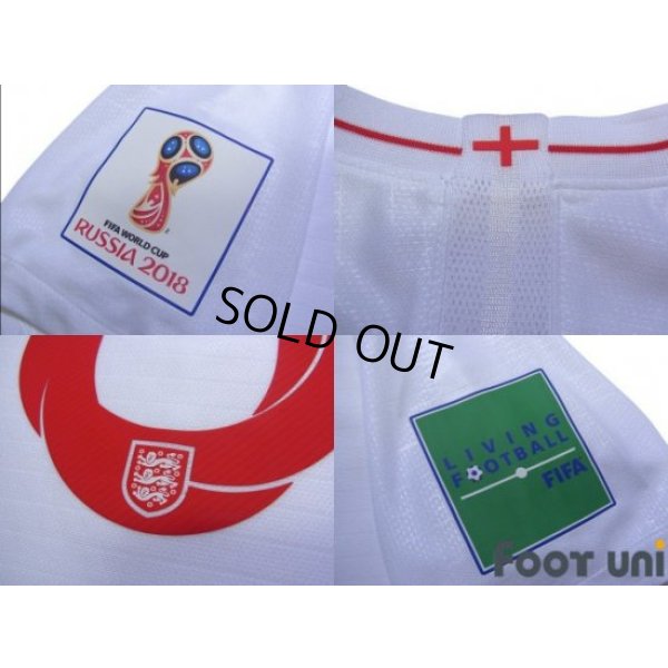 Photo7: England 2018 Home Shirt #9 Harry Kane FIFA World Cup 2018 Russia Patch/Badge