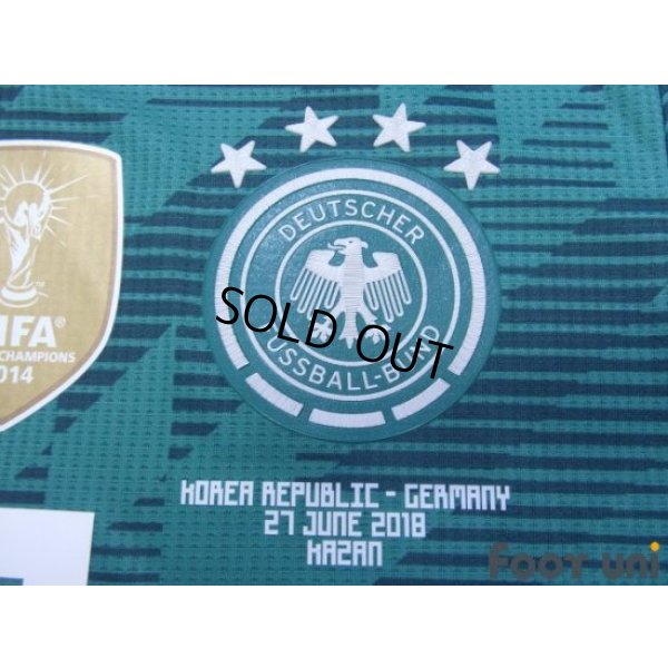 Photo6: Germany 2018 Away Authentic Shirt #8 Kroos FIFA World Cup Russia 2018 Patch/Badge