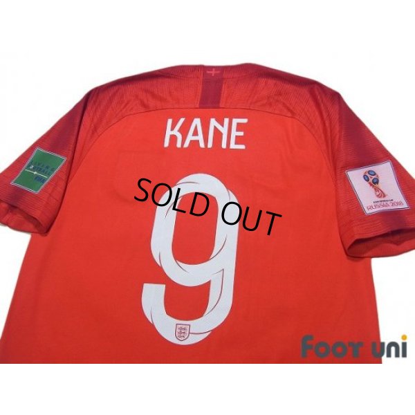 Photo4: England 2018 Away Shirt #9 Harry Kane FIFA World Cup 2018 Russia Patch/Badge