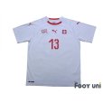 Photo1: Switzerland 2018 Away Shirt #13 Rodriguez (1)