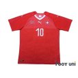 Photo1: Switzerland 2018 Home Shirt #10 Granit Xhaka (1)