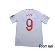 Photo2: England 2018 Home Shirt #9 Harry Kane FIFA World Cup 2018 Russia Patch/Badge (2)