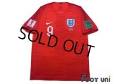 England 2018 Away Shirt #9 Harry Kane FIFA World Cup 2018 Russia Patch/Badge
