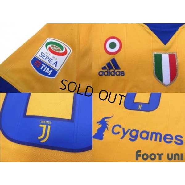 Photo7: Juventus 2017-2018 Away Shirt #9 Higuain Serie A Tim Patch/Badge w/tags