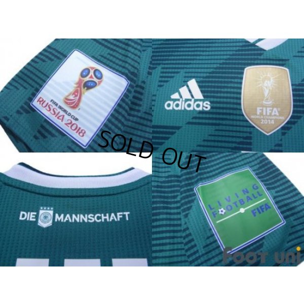 Photo7: Germany 2018 Away Authentic Shirt #8 Kroos FIFA World Cup Russia 2018 Patch/Badge