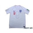 Photo1: England 2018 Home Shirt #9 Harry Kane FIFA World Cup 2018 Russia Patch/Badge (1)