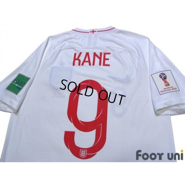 Photo4: England 2018 Home Shirt #9 Harry Kane FIFA World Cup 2018 Russia Patch/Badge