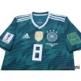 Photo3: Germany 2018 Away Authentic Shirt #8 Kroos FIFA World Cup Russia 2018 Patch/Badge