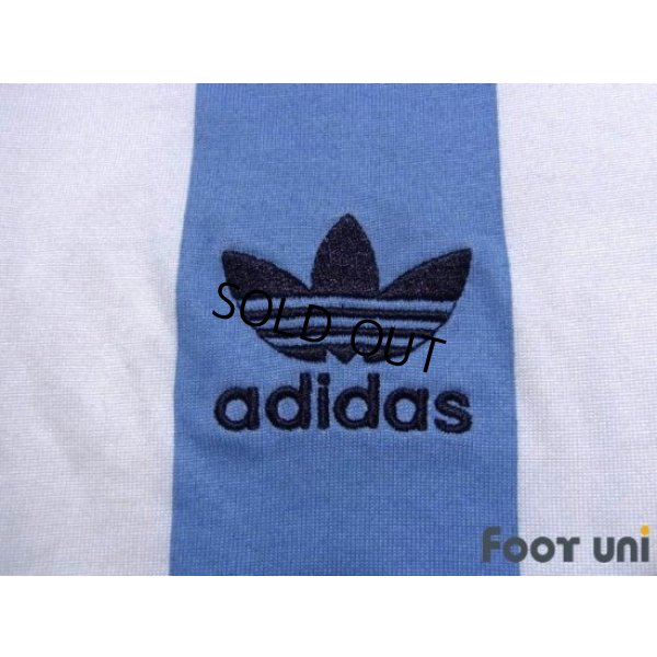 Photo7: Argentina 1992-1993 Home Reprint Long Sleeve Shirt #10