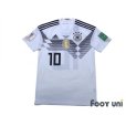 Photo1: Germany 2018 Home Shirt #10 Ozil FIFA World Cup Russia 2018 Patch/Badge w/tags (1)