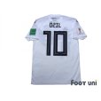 Photo2: Germany 2018 Home Shirt #10 Ozil FIFA World Cup Russia 2018 Patch/Badge w/tags (2)