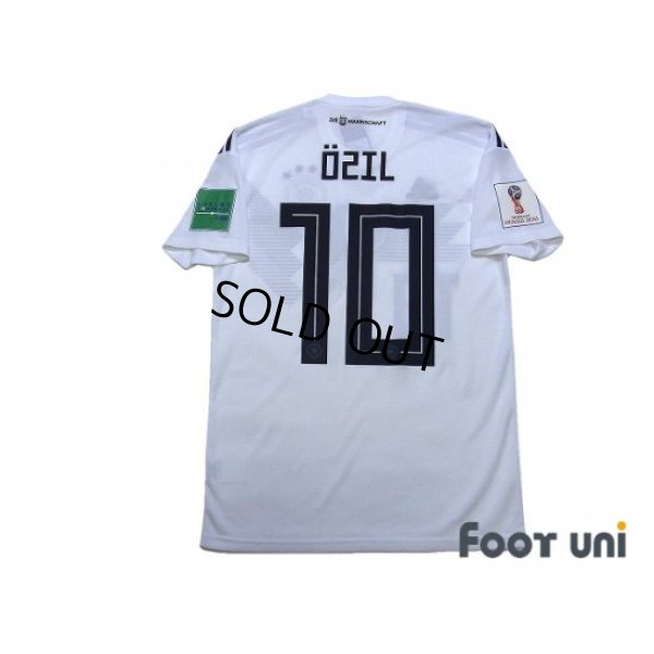 Photo2: Germany 2018 Home Shirt #10 Ozil FIFA World Cup Russia 2018 Patch/Badge w/tags