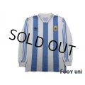 Argentina 1992-1993 Home Reprint Long Sleeve Shirt #10