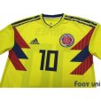 Photo3: Colombia 2018 Home Authentic Shirt #10 James Rodríguez w/tags (3)