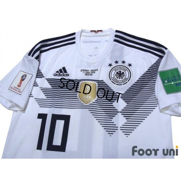 Photo3: Germany 2018 Home Shirt #10 Ozil FIFA World Cup Russia 2018 Patch/Badge w/tags