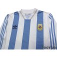 Photo3: Argentina 1992-1993 Home Reprint Long Sleeve Shirt #10