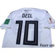 Photo4: Germany 2018 Home Shirt #10 Ozil FIFA World Cup Russia 2018 Patch/Badge w/tags