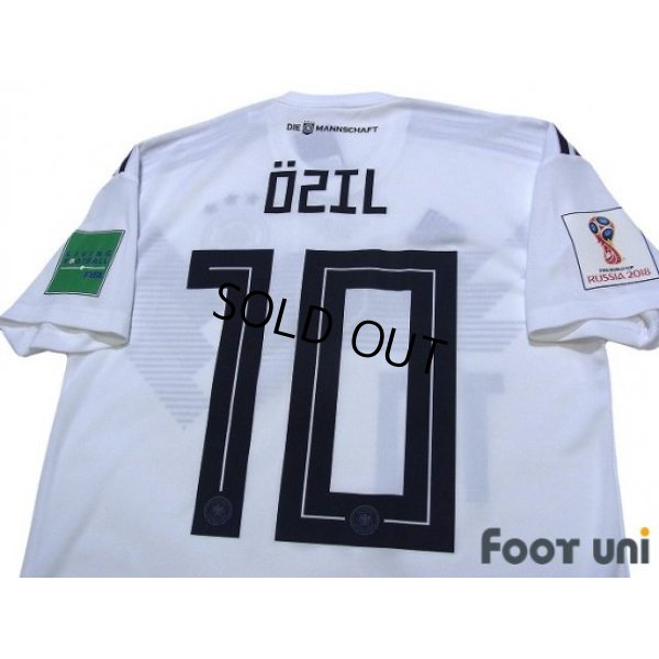 Photo4: Germany 2018 Home Shirt #10 Ozil FIFA World Cup Russia 2018 Patch/Badge w/tags