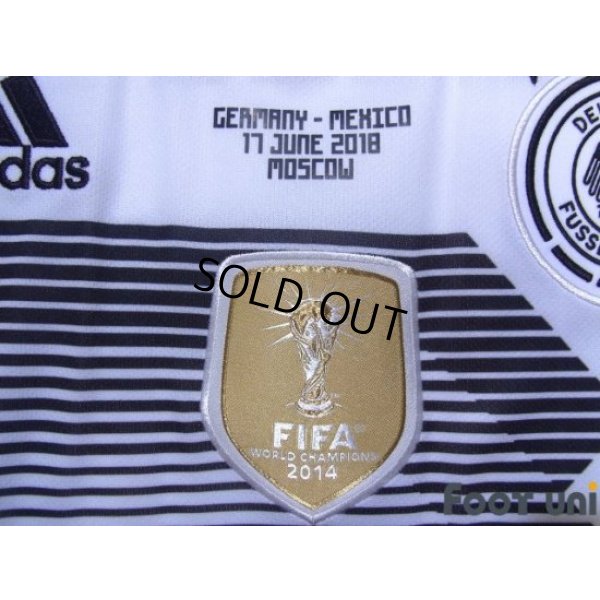 Photo6: Germany 2018 Home Shirt #10 Ozil FIFA World Cup Russia 2018 Patch/Badge w/tags