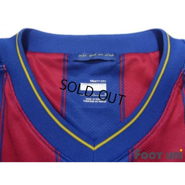 Photo4: FC Barcelona 2009-2010 Home Long Sleeve Shirt LFP Patch/Badge