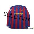 FC Barcelona 2009-2010 Home Long Sleeve Shirt LFP Patch/Badge